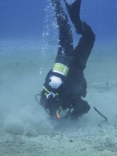 Dieter bei der Bruchlandung