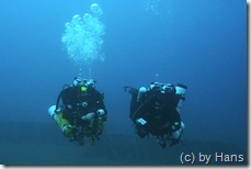 Kurt und Michael bei der Deko