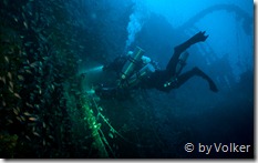 Michael bei der Ladeluke