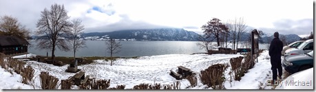 Panorama am Attersee