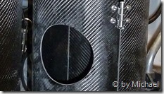 &Ouml;ffnung f&uuml;r die Ventilbedienung