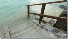 Die Stufen an der Schwarzen Br&uuml;cke