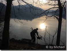 Volker beim Vorbereiten