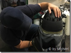 Volker bei der Arbeit